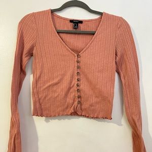 Pink long sleeve top